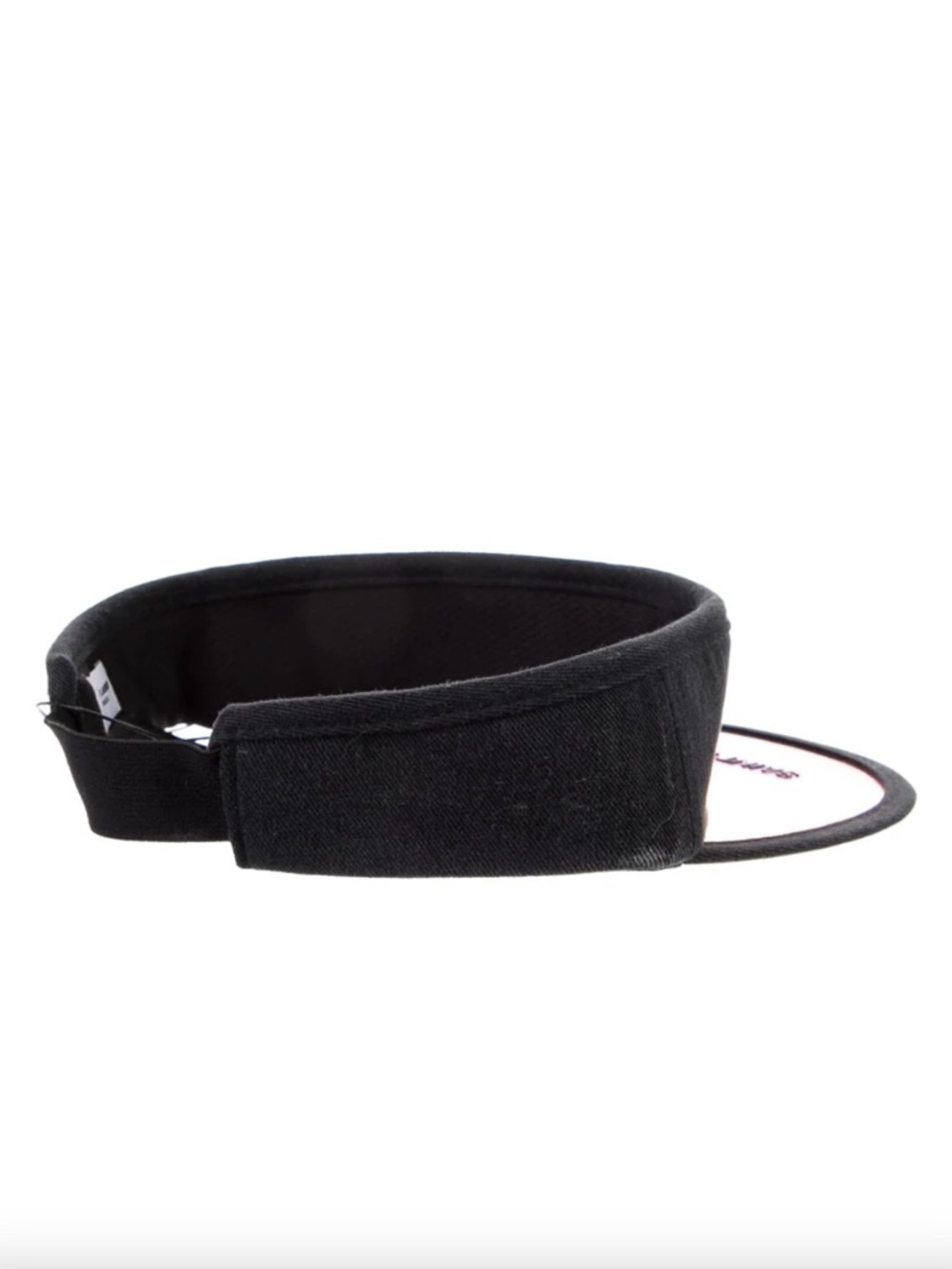 Black Saint Laurent Rive Droit Visor - Picture 3 of 8